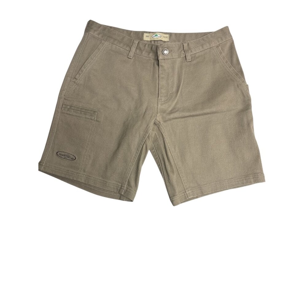 Arborwear Womens Utility Work Shorts 10W Khaki Cotton/Spandex Durable Design